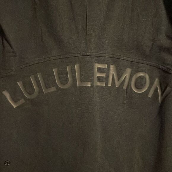 Lululemon Cut Above Graphic Hoodie Expression Sz 6 Black 658 - Picture 3 of 8